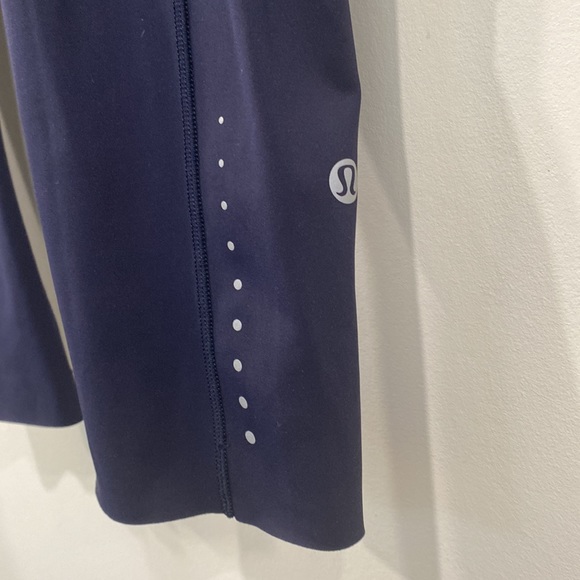 Lululemon Fast & Free Crop (19”) Midnight Navy Size 4 - Picture 11 of 16
